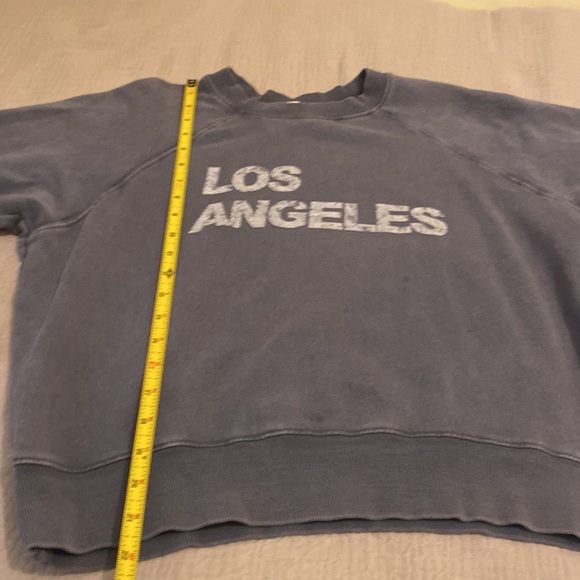 Z Supply Los Angeles Graphic Charcoal Blue Sweatshirt. Size S - Picture 4 of 6